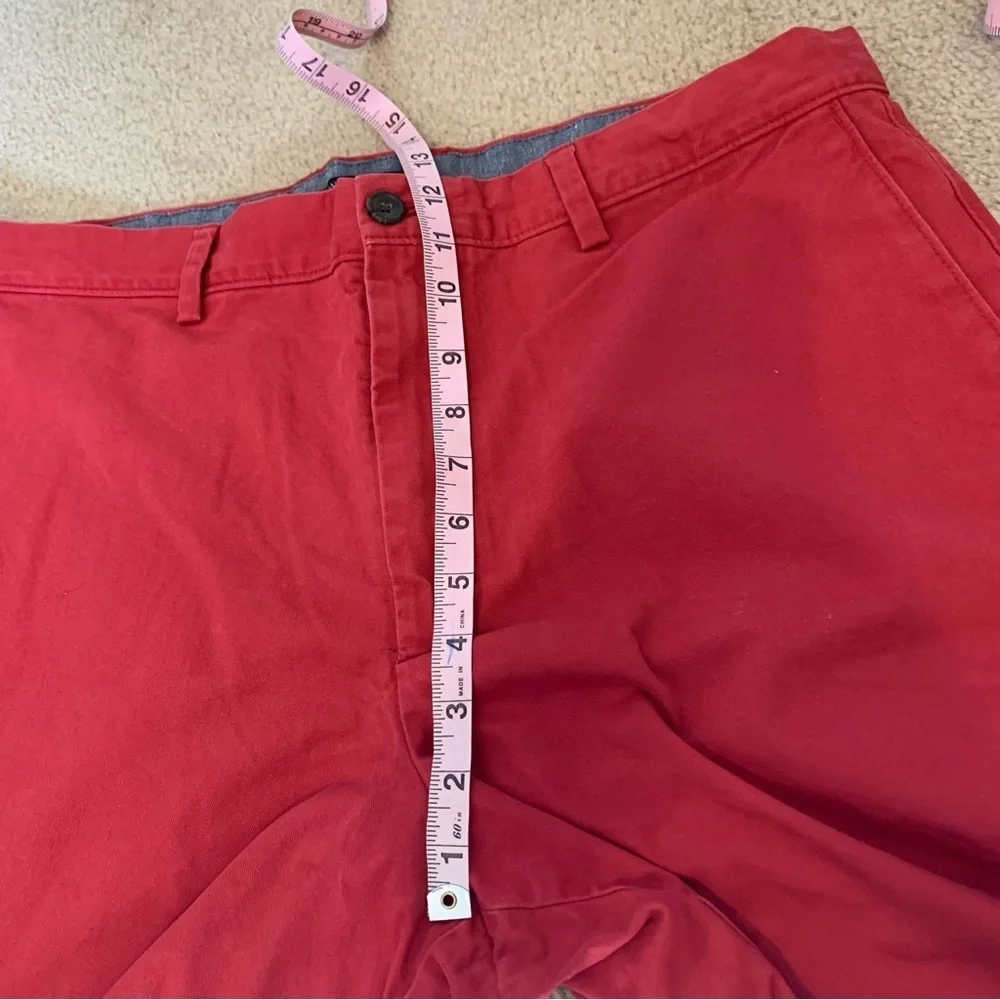 Banana Republic Factory Red Flat Front Chino Shorts- Sz 38